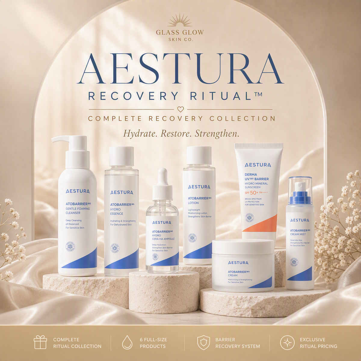 The Glass Glow Method™ | AESTURA Barrier Recovery Ritual